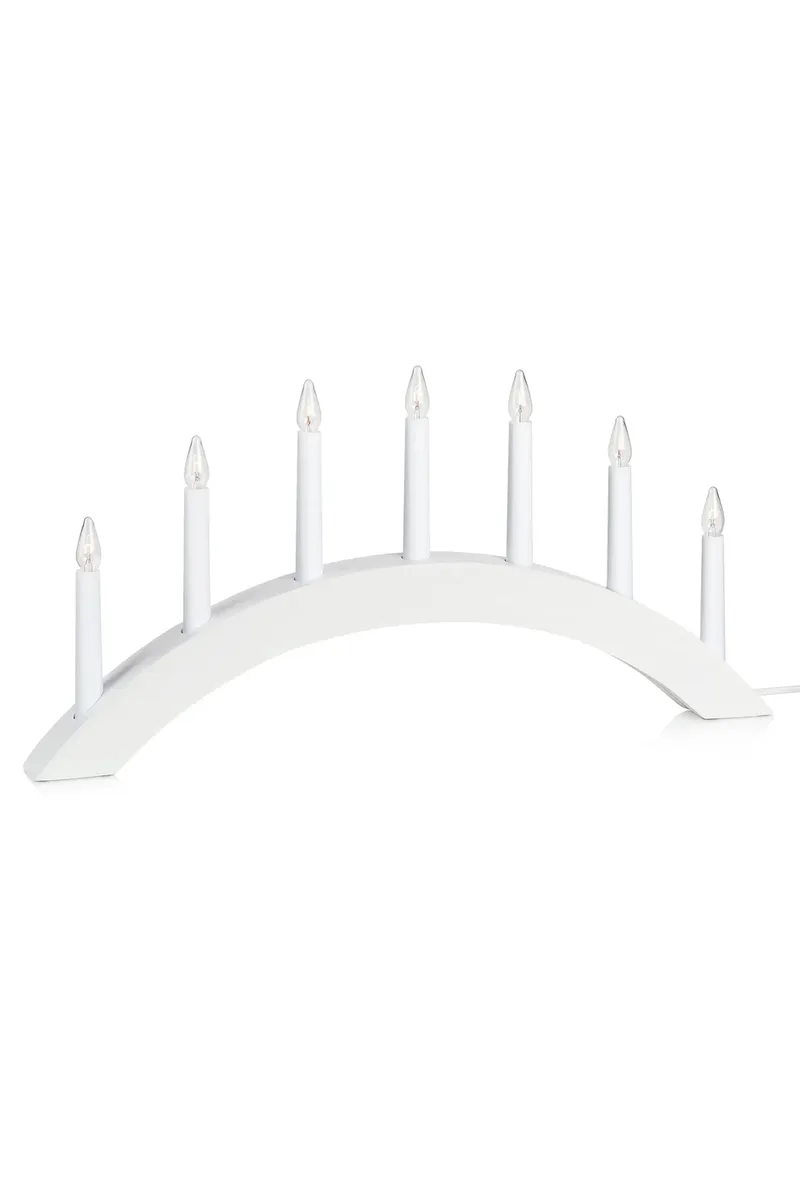 Atle Adventskerzenhalter Weiß 7 Lichter van Markslöjd – productfoto