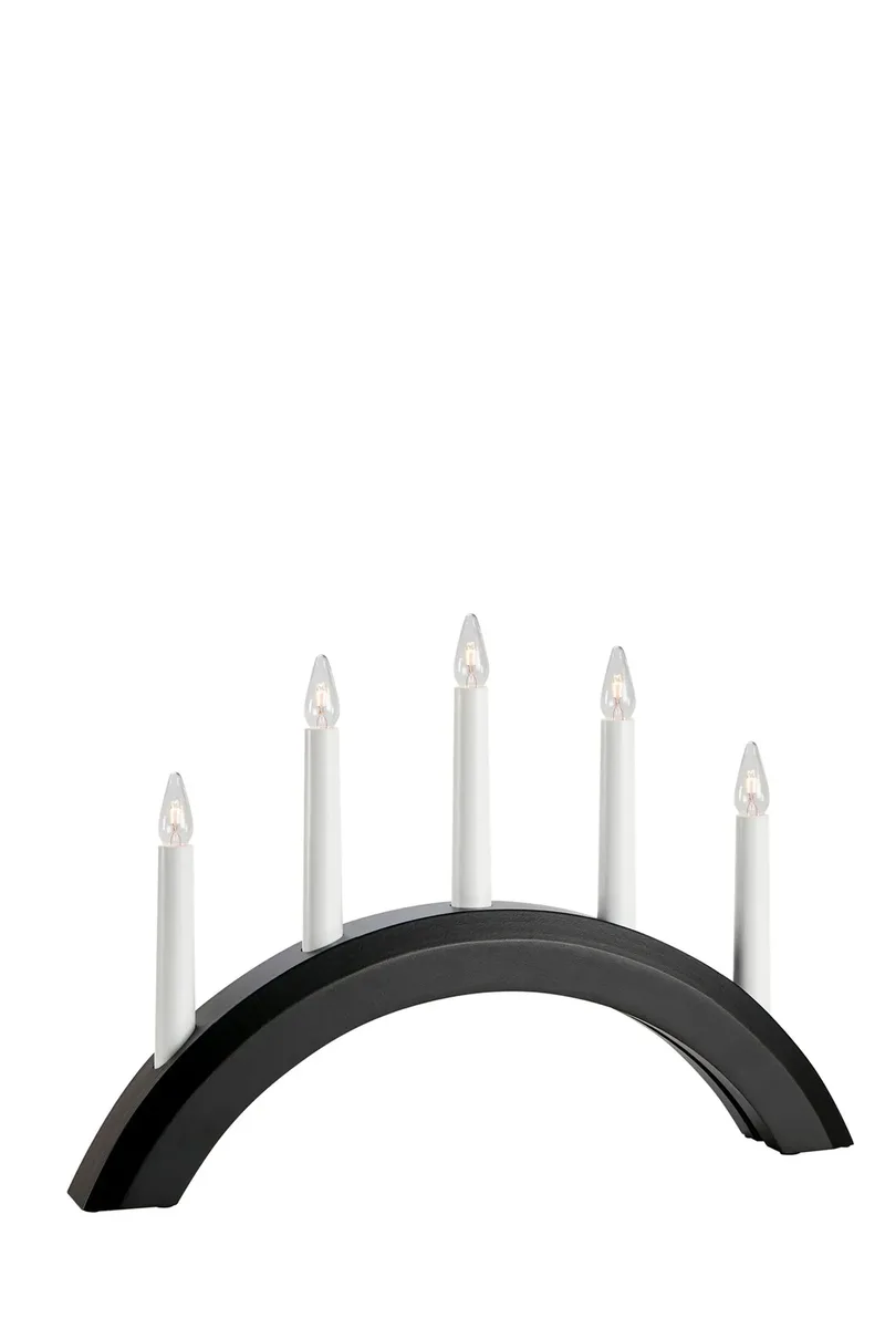Avento Adventskerzenhalter Schwarz 5 Lichter van Markslöjd – productfoto