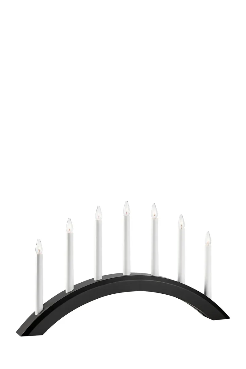 Avento Adventskerzenhalter Schwarz 7 Lichter van Markslöjd – productfoto