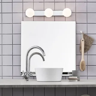 Badkamer-wandlamp Mini by Markslöjd in Chrome, White – product photo 1 of 3