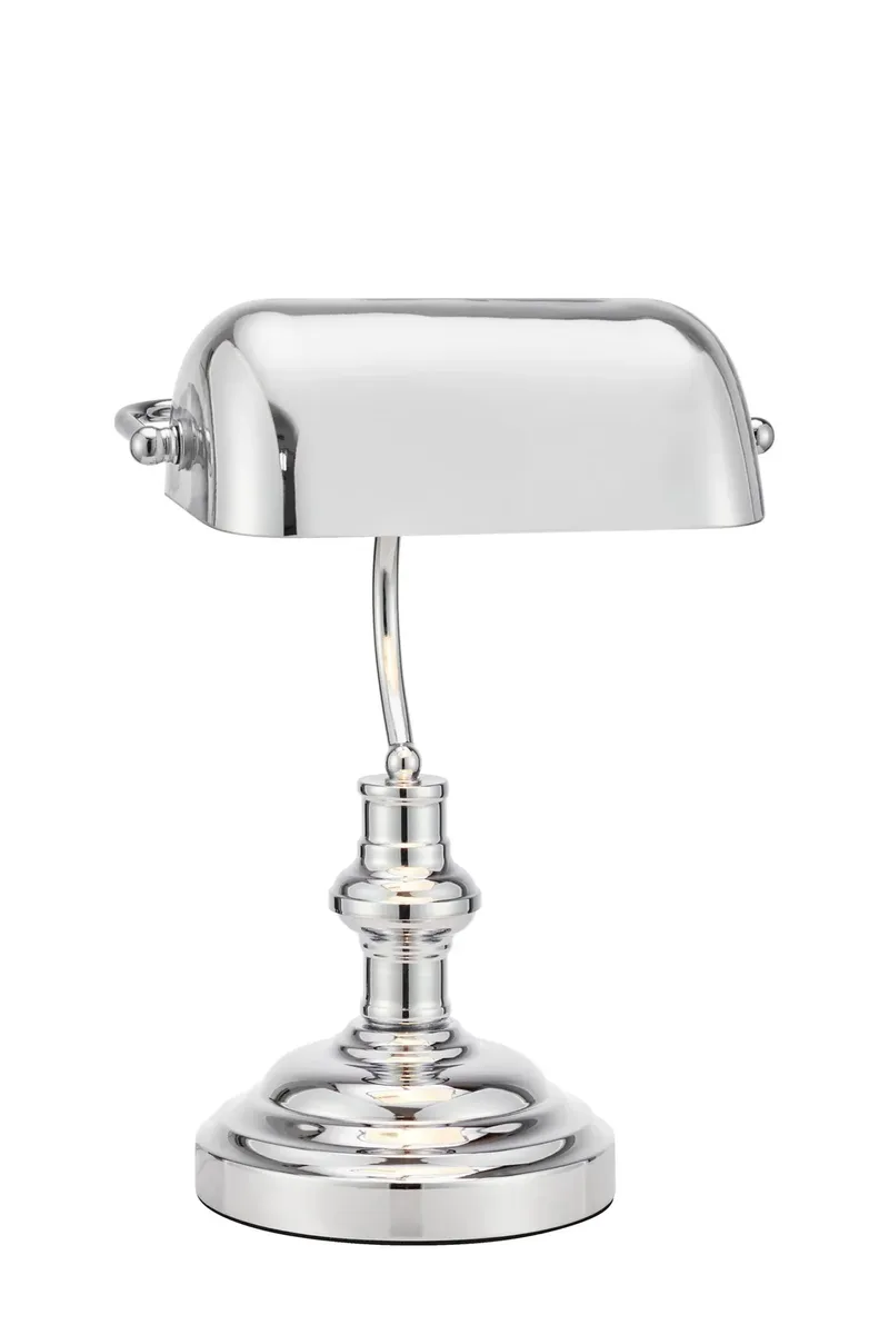 Bankers Tischleuchte Chrom 42 cm von Markslöjd – Produktfoto