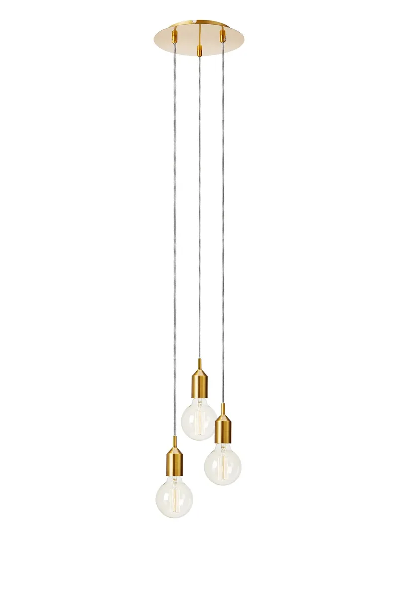 Bronx Deckenlampe Bronze 3 Lampen Runde von Markslöjd – Produktfoto