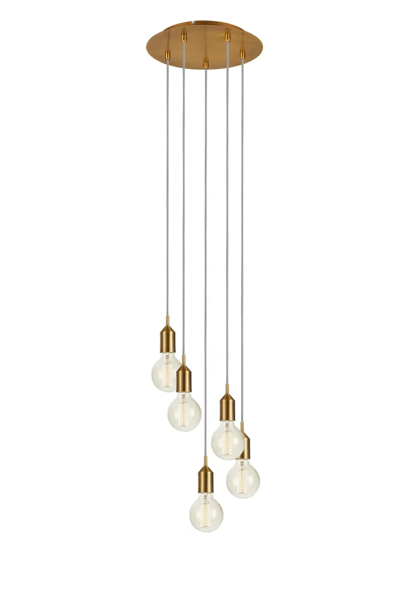 Bronx Deckenlampe Bronze 5 Lampen Runde de Markslöjd – photo du produit