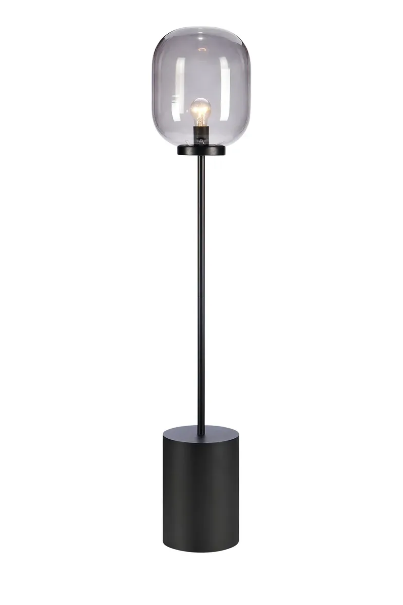 Brooklyn Stehlampe Schwarz/Rauch von Markslöjd – Produktfoto