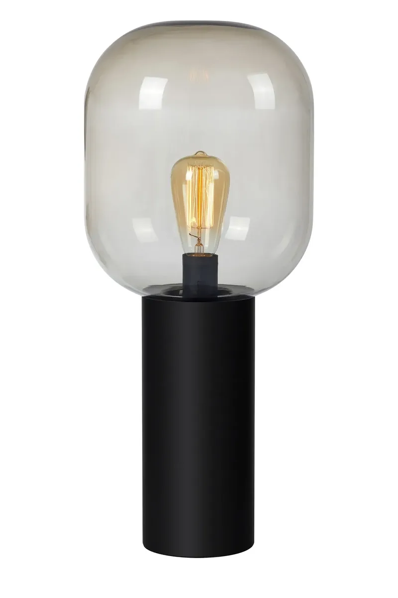 Brooklyn Tischlampe Schwarz/Rauch 56 cm von Markslöjd – Produktfoto