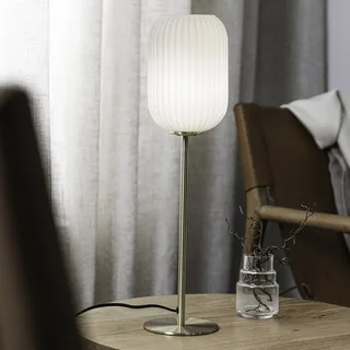 Cava tafellamp, messingkleurig, glas, hoogte 55 cm by Markslöjd in Brass, Opaal – product photo 1 of 4
