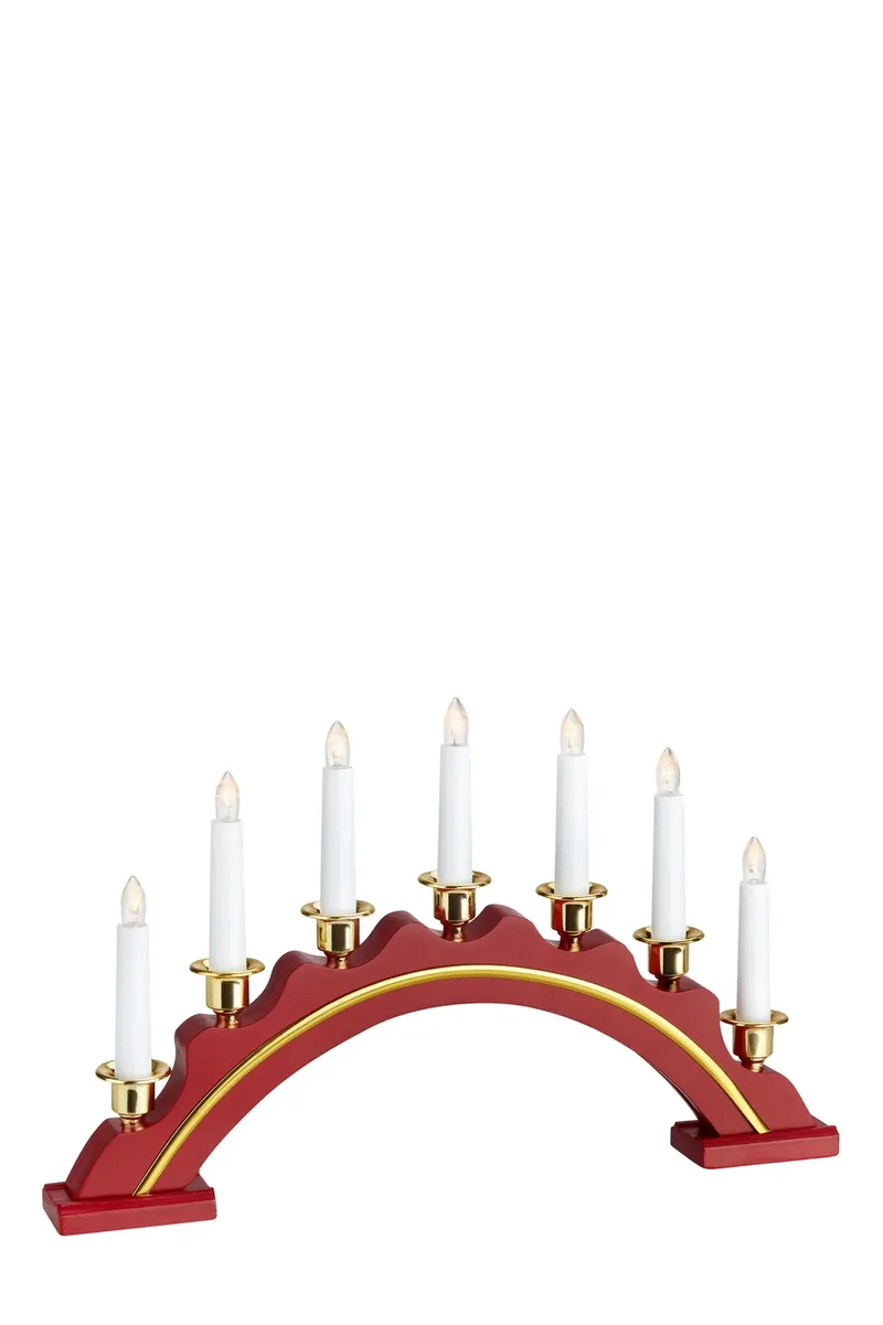 Celine Adventskerzenhalter Rot LED de Markslöjd – photo du produit