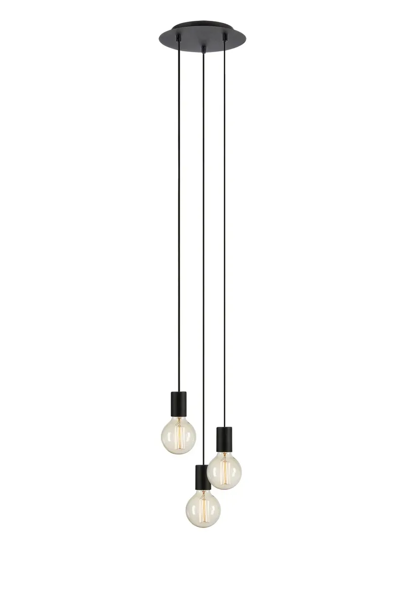 Cielo Deckenlampe Schwarz 3 Lampen Runde von Markslöjd – Produktfoto
