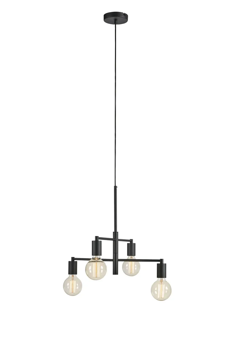 Cielo Deckenlampe Schwarz 4 Lampen von Markslöjd – Produktfoto