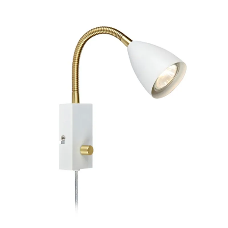 Ciro Flex Wandlamp Wit/Geel Koper fra Markslöjd – produktbillede
