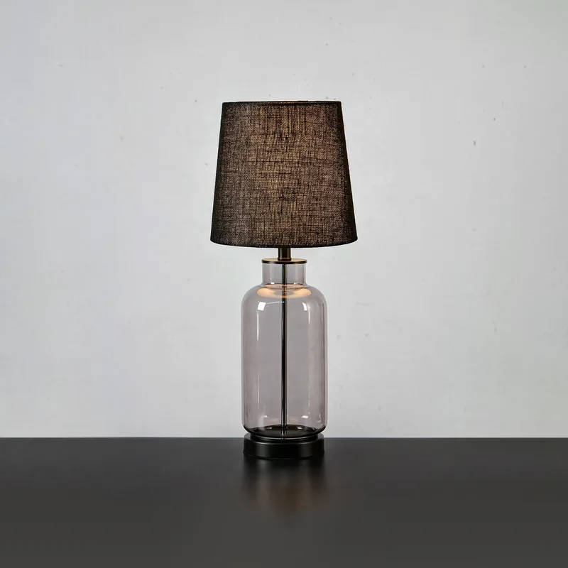Costero tafellamp H61,5 Smoke/Black de Markslöjd – photo du produit