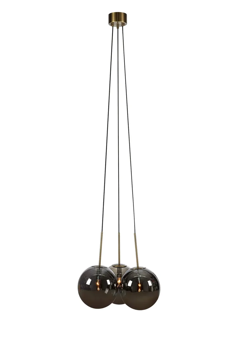 Dione Deckenlampe Antik/Rauch Runde by Markslöjd – product photo