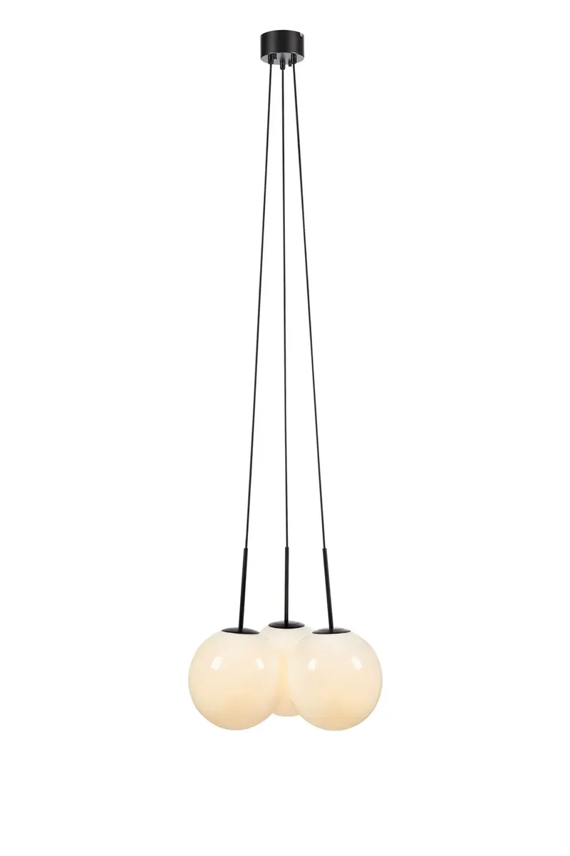 Dione Deckenlampe Schwarz/Weiß Runde by Markslöjd – product photo