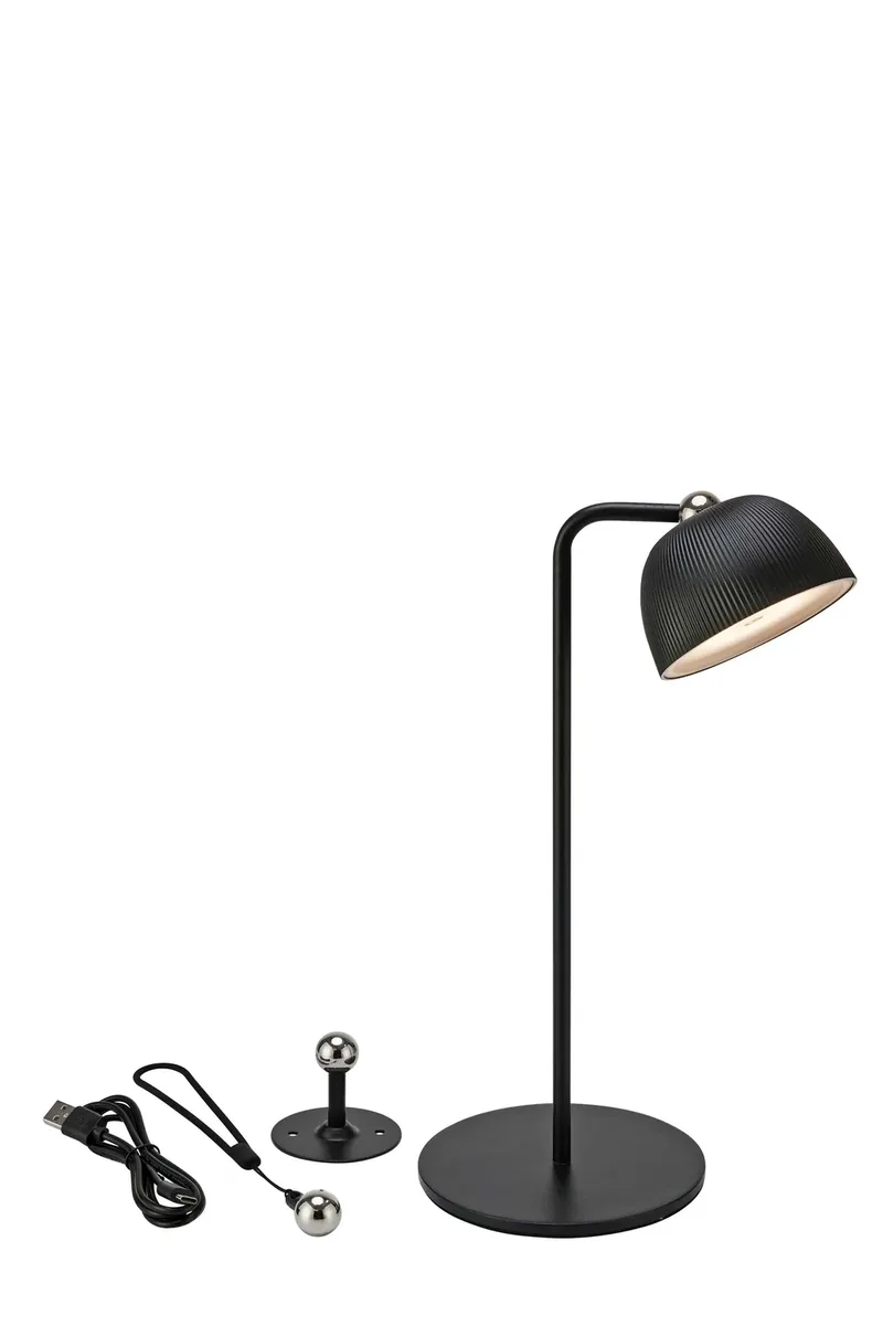 Diverse Wiederaufladbar Tischlampe Schwarz 3-in-1 von Markslöjd – Produktfoto