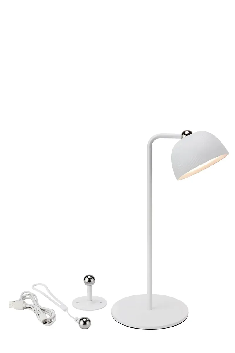 Diverse Wiederaufladbar Tischlampe Weiß 3-in-1 von Markslöjd – Produktfoto