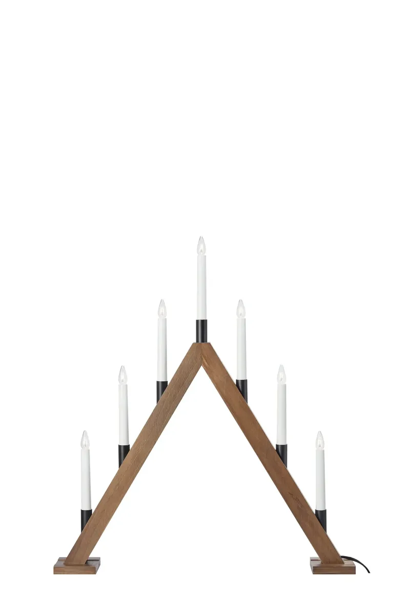 Ember Adventskerzenhalter Dunkelbraun 64 cm von Markslöjd – Produktfoto