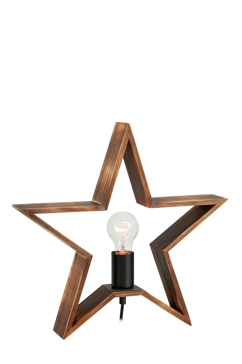 Estrella Tischstern Braun von Markslöjd – Produktfoto