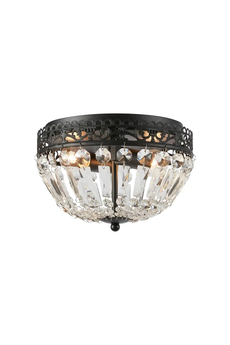 Etienne Kristall Deckenlampe Schwarz von Markslöjd – Produktfoto