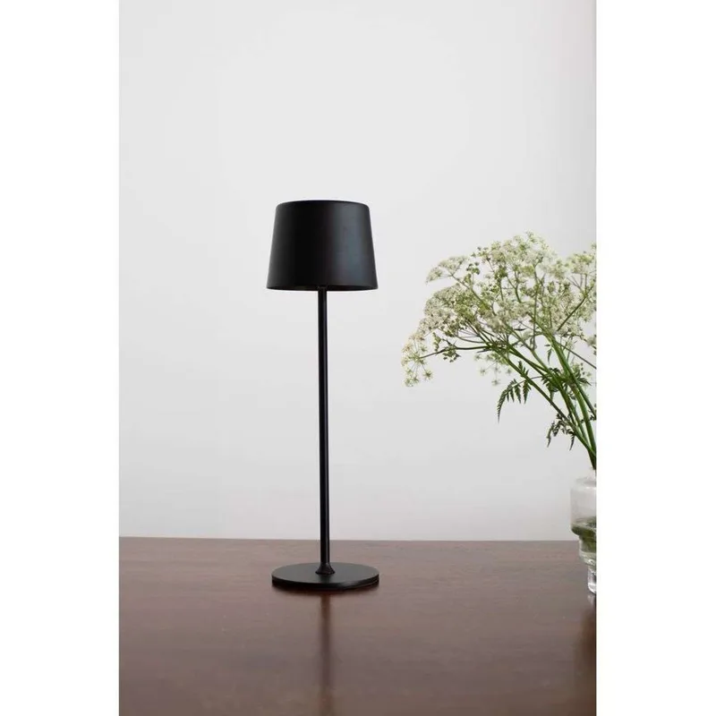 Fiore Portable Tafellamp IP44 Matt Black de Markslöjd – photo du produit