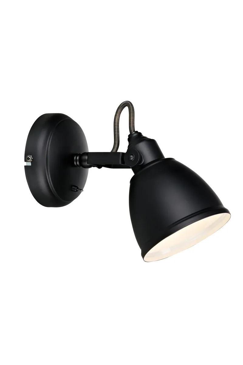 Fjällbacka Nachttischlampe Schwarz von Markslöjd – Produktfoto