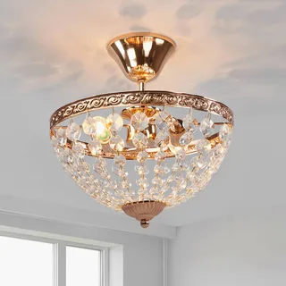 Fraai vormgegeven plafondlamp Hanaskog von Markslöjd in Frans goud, Transparent – Produktfoto 2 von 5