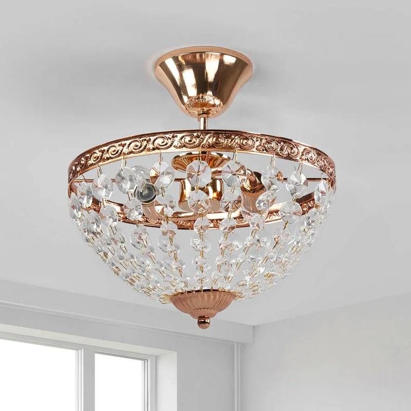 Fraai vormgegeven plafondlamp Hanaskog von Markslöjd in Frans goud, Transparent – Produktfoto 3 von 5