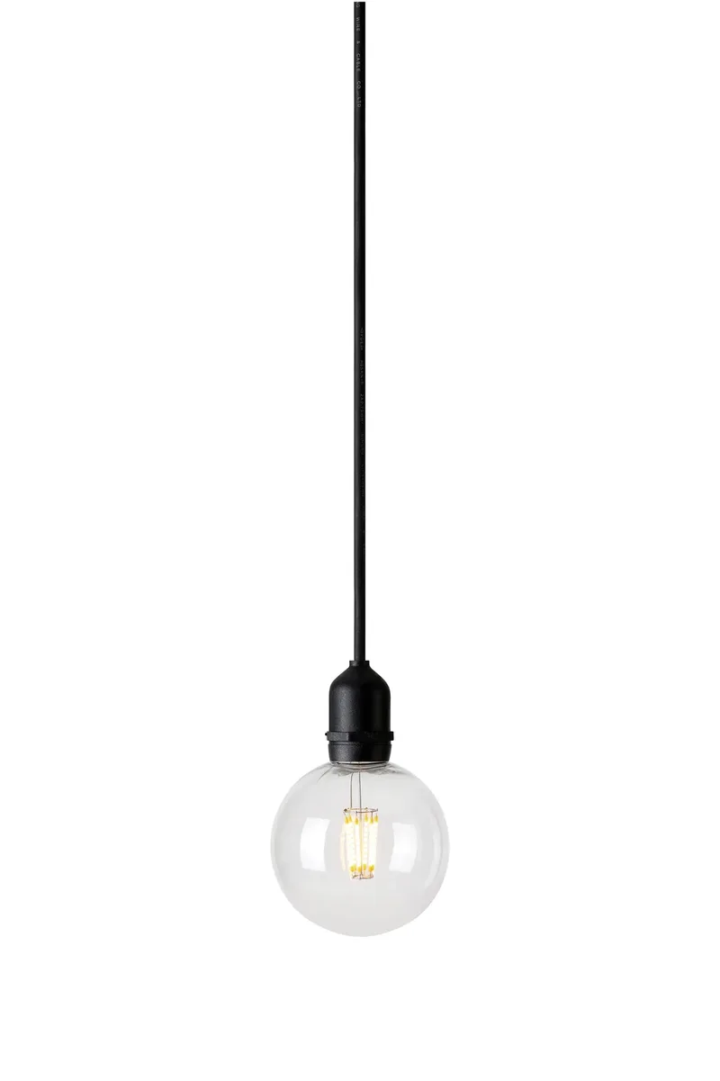 Garden 24 Deckenlampe Globe Schwarz/Klar de Markslöjd – photo du produit
