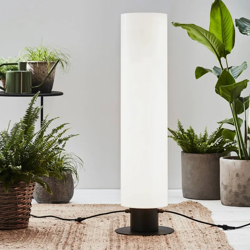 Garden 24 LED vloerlamp Cylinder, hoogte 110 cm by Markslöjd in Black, White – product photo