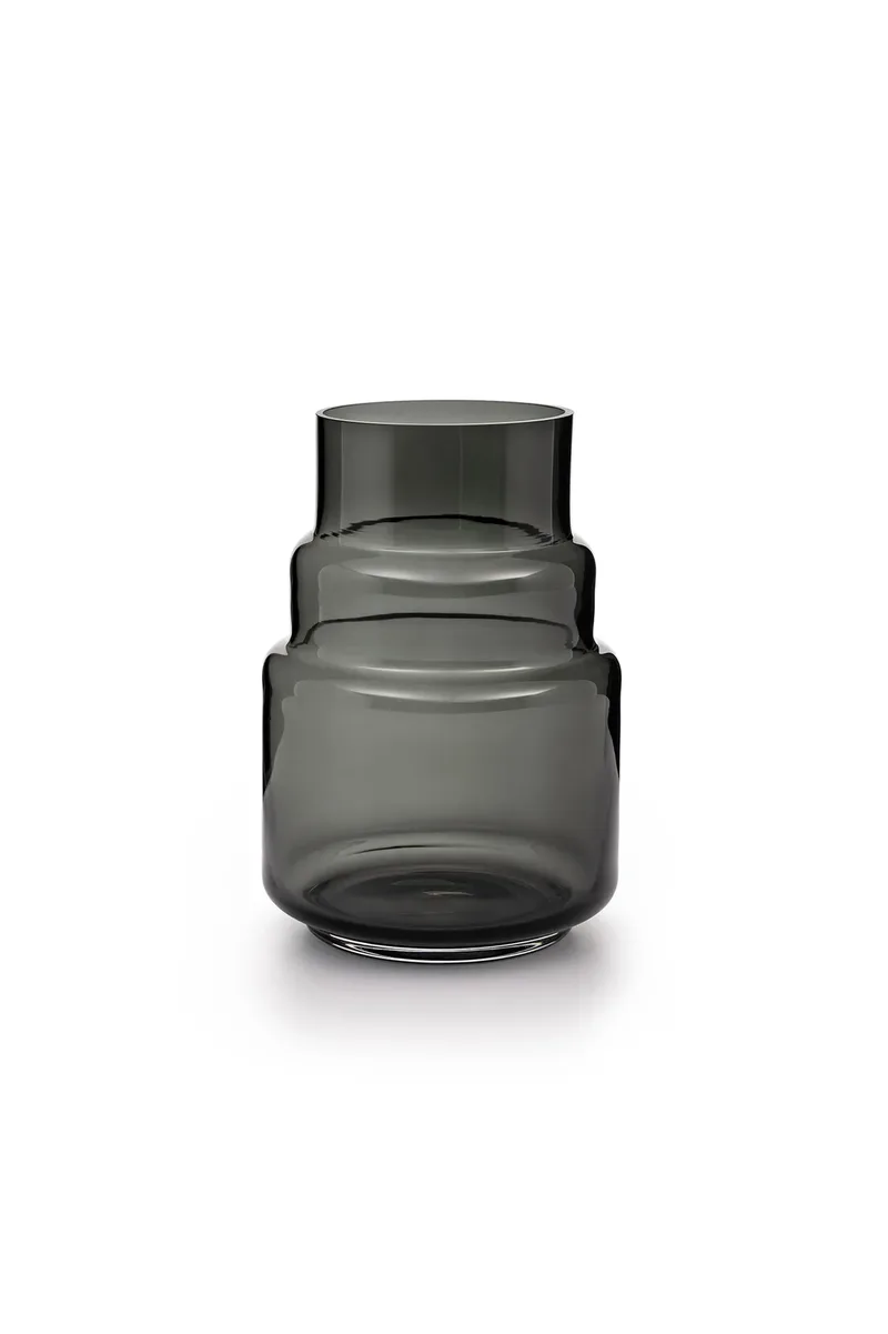 Glimmer Glasvase Grau 19 cm by Markslöjd – product photo
