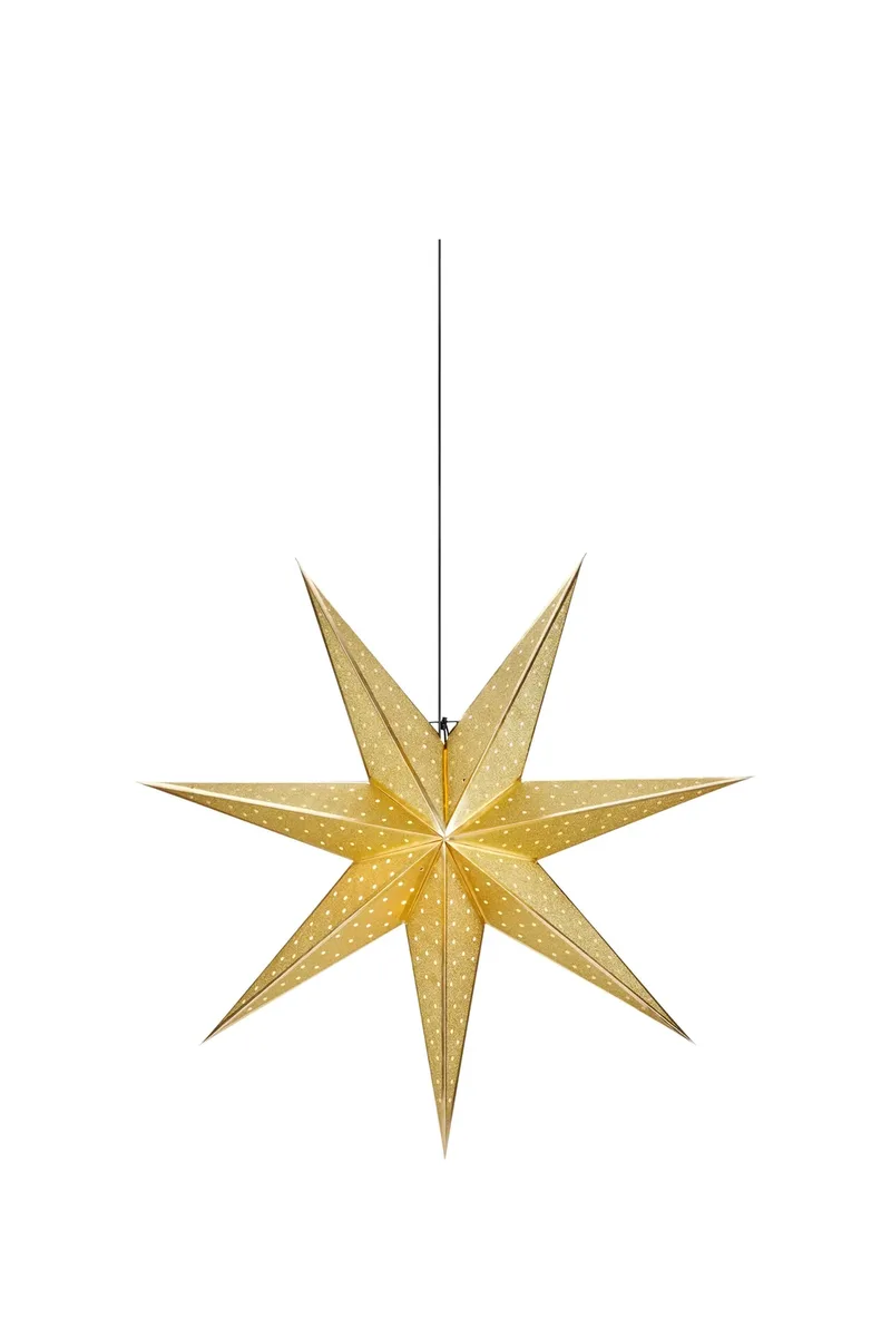 Glitter Stern Gold 45 cm by Markslöjd – product photo