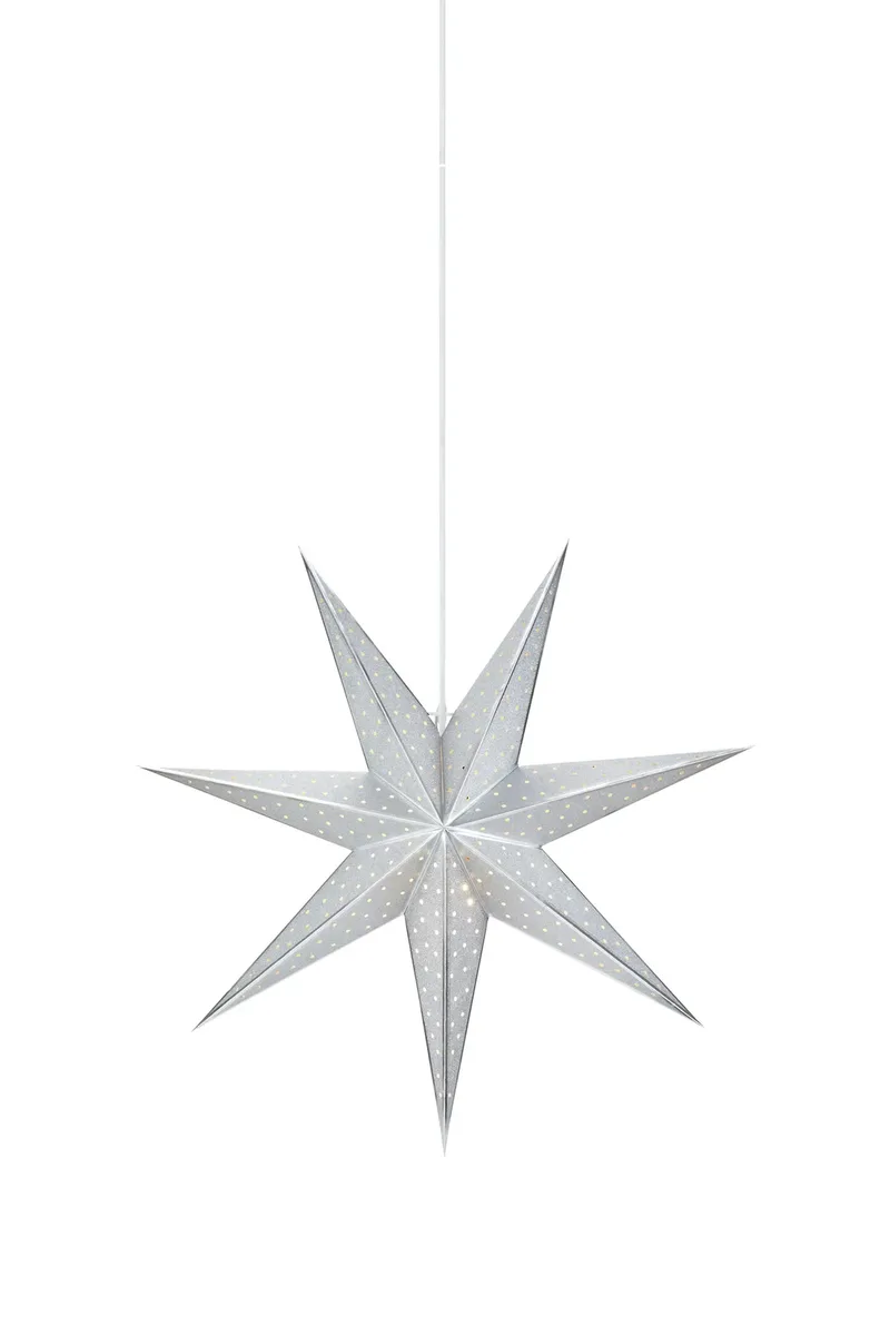Glitter Stern Silber 45 cm von Markslöjd – Produktfoto