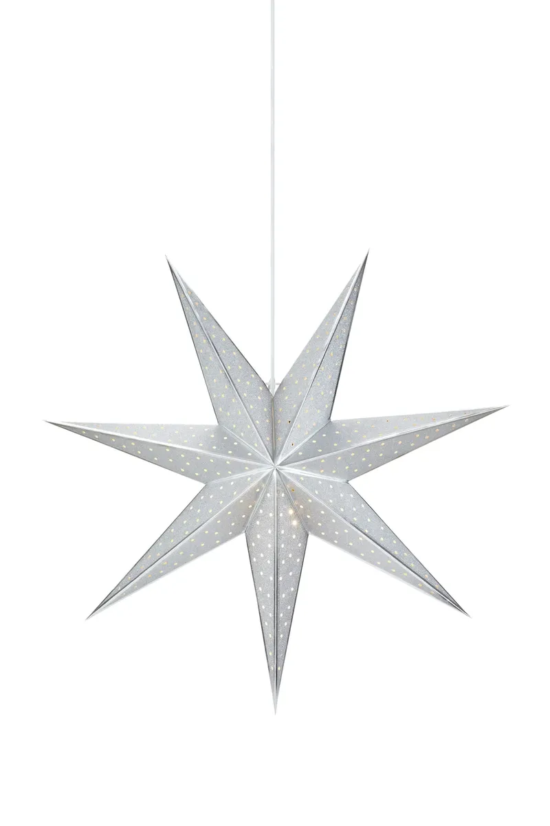 Glitter Stern Silber 75 cm von Markslöjd – Produktfoto