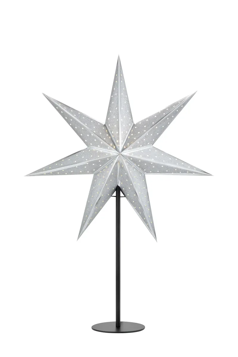 Glitter Tischstern Silber by Markslöjd – product photo