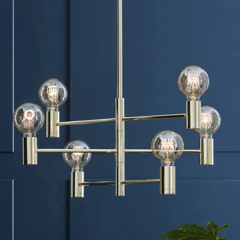 Hanglamp Capital, 6-lamps fra Markslöjd i Messing – produktbillede