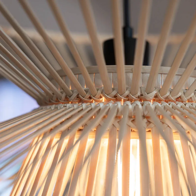Hanglamp Duplici, naturel, bamboe, Ø 57 cm, E27 från Markslöjd i Natur – produktbild 3 av 3