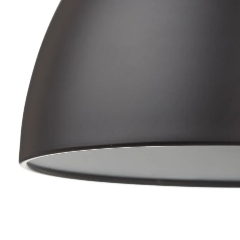 Hanglamp Eagle, zwart, Ø 22 cm, metaal de Markslöjd en Blanc, Marron – photo du produit 3 sur 5