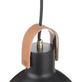 Hanglamp Eagle, zwart, Ø 22 cm, metaal de Markslöjd en Blanc, Marron – photo du produit 4 sur 5