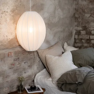 Hanglamp Florence, Ø 40 cm, nylon van Markslöjd in Wit – productfoto 2 van 3