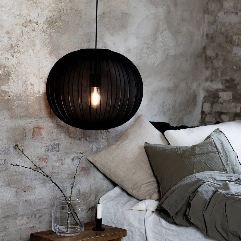 Hanglamp Florence, Ø 50 cm, nylon från Markslöjd i Svart – produktbild 2 av 4