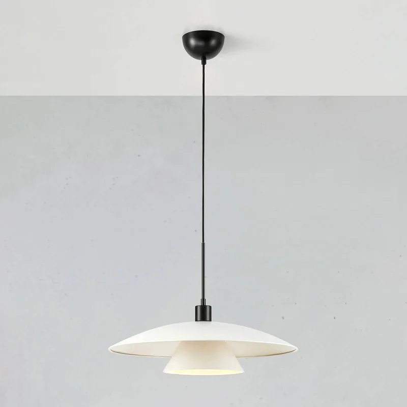 Hanglamp Millinge, metaal, Ø 50 cm von Markslöjd in Weiß – Produktfoto