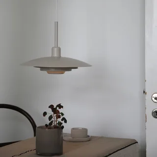 hanglamp Piny, Ø 35 cm, metaal, E27 by Markslöjd in Beige – product photo 2 of 3