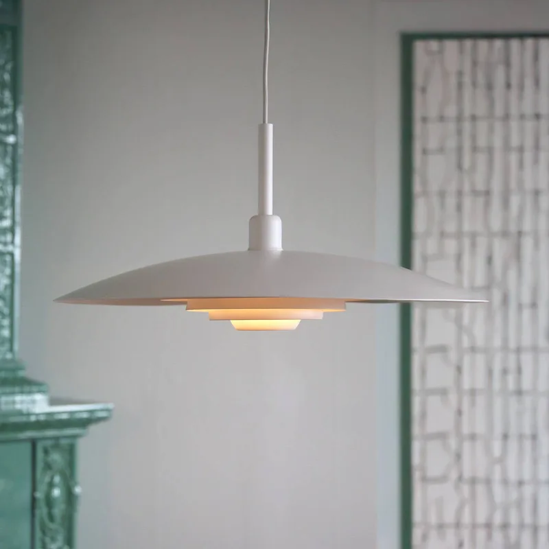 hanglamp Piny, Ø 57 cm, metaal, E27 från Markslöjd i Vit – produktbild