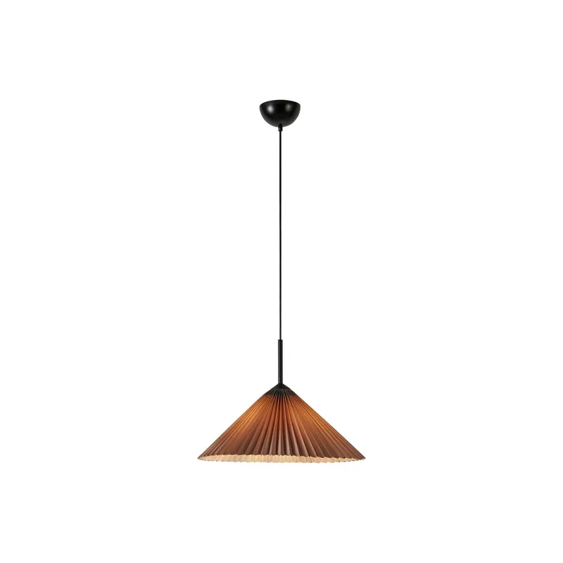 Hanglamp Plisado met geplisseerde kap by Markslöjd in Grey – product photo