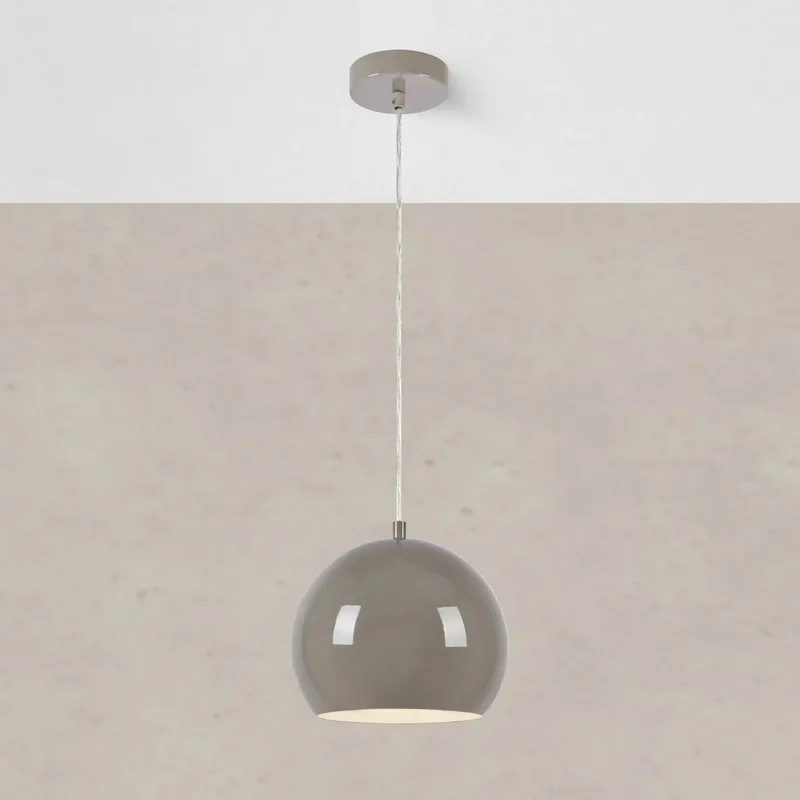 Hanglamp Pop, Ø 20 cm, metaal by Markslöjd in Greige – product photo
