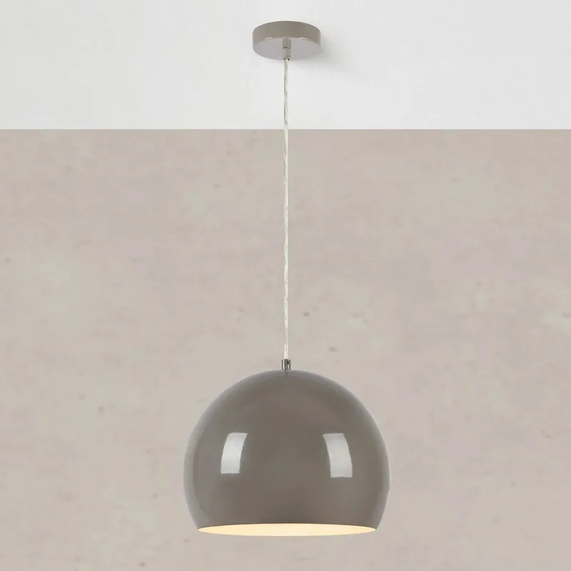 Hanglamp Pop, Ø 28 cm, metaal by Markslöjd in Greige – product photo