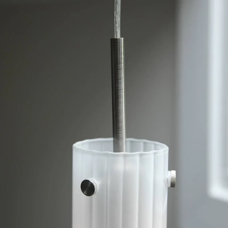 Hanglamp Tibia, stekker, wit/nikkelkleurig, Ø 7 cm von Markslöjd in Weiß, Nikkel – Produktfoto 4 von 4