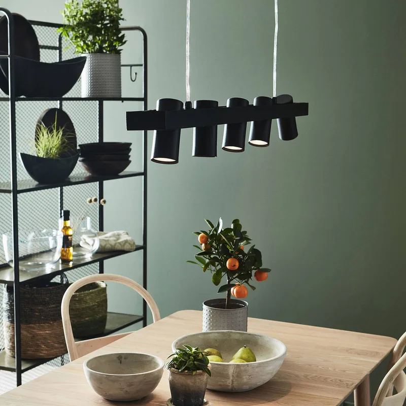 Hanglamp Torino van Markslöjd in Zwart – productfoto 2 van 3
