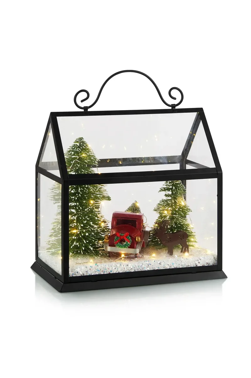 House With Light Weihnachtsdeko von Markslöjd – Produktfoto