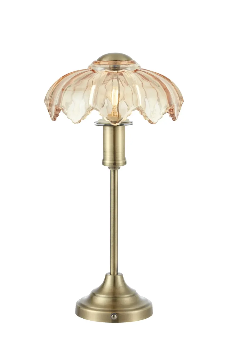 Kurage Wiederaufladbare Tischlampe Bernstein von Markslöjd – Produktfoto