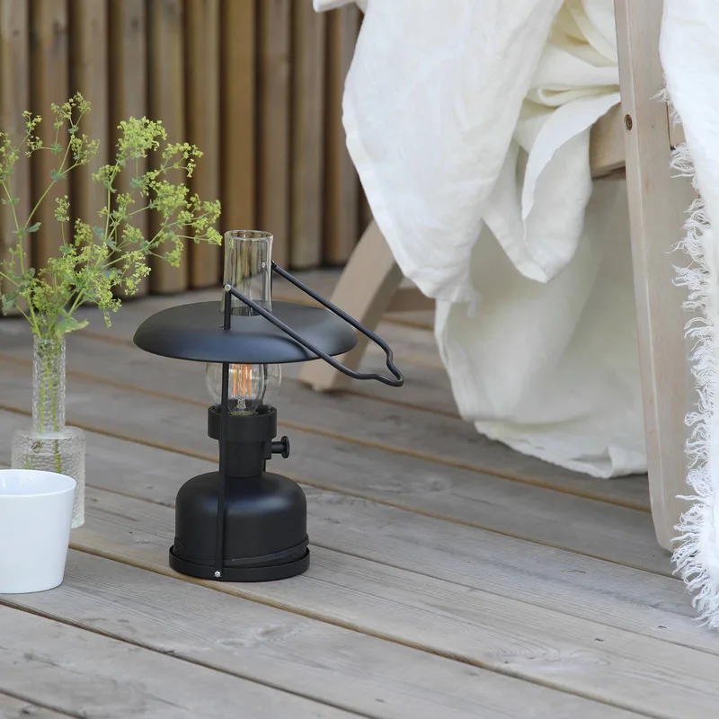 LED-accubatterijlamp Fanos, dimbaar, IP44 van Markslöjd in Zwart – productfoto 2 van 2